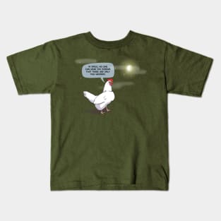 No one can hear you scream chicken Kids T-Shirt